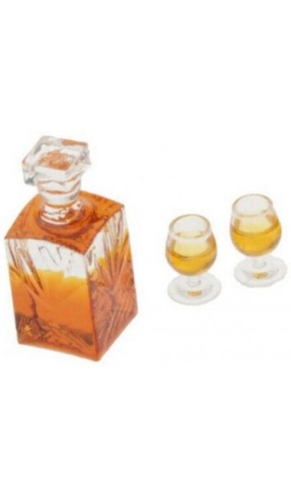 Zonster 1 Set Miniaturweinflaschen Modell 3D Harz Whiskygetränke Weinflaschen Für Hausdekore 1:12 Maßstab - B09QHV9M6ZC