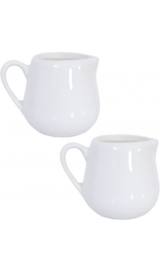 2PCS 50 ml 150 ml Milchkännchen Keramik weiß Küche Ausgießen Coffee Cream Sauce Cup mit Griff by +ing weiß L - B071L9VS92D