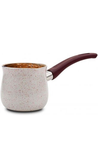 NAVA Schmelztiegel | 430 ML | Türkische Kaffeekanne mit Granitbeschichtung für die Zubereitung von türkischem Kaffee - B092J35S8ME