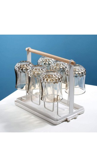 FMONH Tasse im chinesischen Stil Wasserkocher goldene Wasserschale Diamantblumenkristallglas-Wasserschale Weinglas Kräutertee-Wasserschale - B09N8RRVYTY