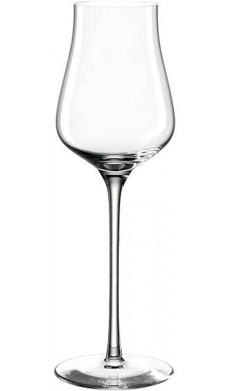 Leonardo Brunelli Grappa-Glas 1 Stück spülmaschinenfester Likör-Kelch Schnaps-Glas mit gezogenem Stiel Spirituosen Glas 210 ml 066413 - B08TMC7Q42S