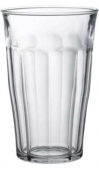 Duralex 1030AC04A0111 Picardie Quatre Trinkglas Wasserglas Saftglas 500ml Glas transparent 4 Stück - B077NB7MQS7