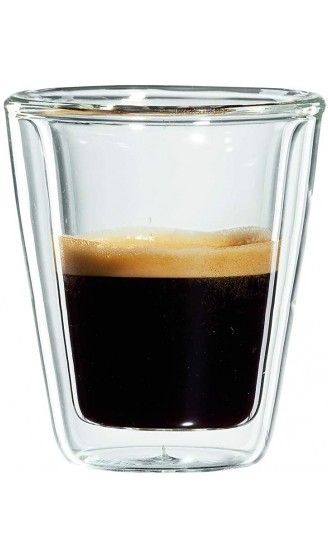 bloomix Milano Espresso 80 ml doppelwandige Thermo-Kaffeegläser im 2er-Set - B00LWWMSDCF
