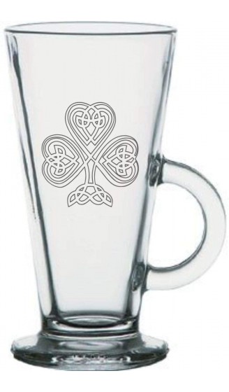 Latteglas irisches Kleeblatt - B0851GWHRD3