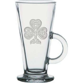 Latteglas irisches Kleeblatt - B0851GWHRD3