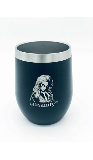 Ginsanity Steel Cup Füllvolumen 350ml doppelwandiger Edelstahlbecher - B089RJ6VBXM