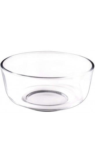 XMcKJ Glassalatschale Einfachheitssuppenschalen transparente Plattenschüsselplatte Glaswaren Fruchtbehälter ideal zum Serviersalat Popcorn Chips Dips Gewürze - B09P9N2CZLX
