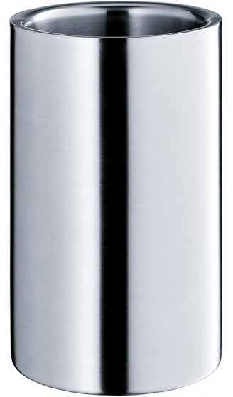 WMF Clever&More Sekt-Weinkühler Edelstahl 19,5 cm Flaschenkühler doppelwandig hält länger kühl Sektkühler Wine Cooler Eiswürfelbehälter matt - B00008XX8Y9