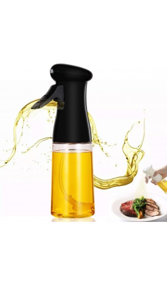 Akatsuki Ölspender Ölsprüher für die Küche 210 ml Olivenölspender zum Kochen Grillen Braten Backen Schwarz - B08YMWFZC9I